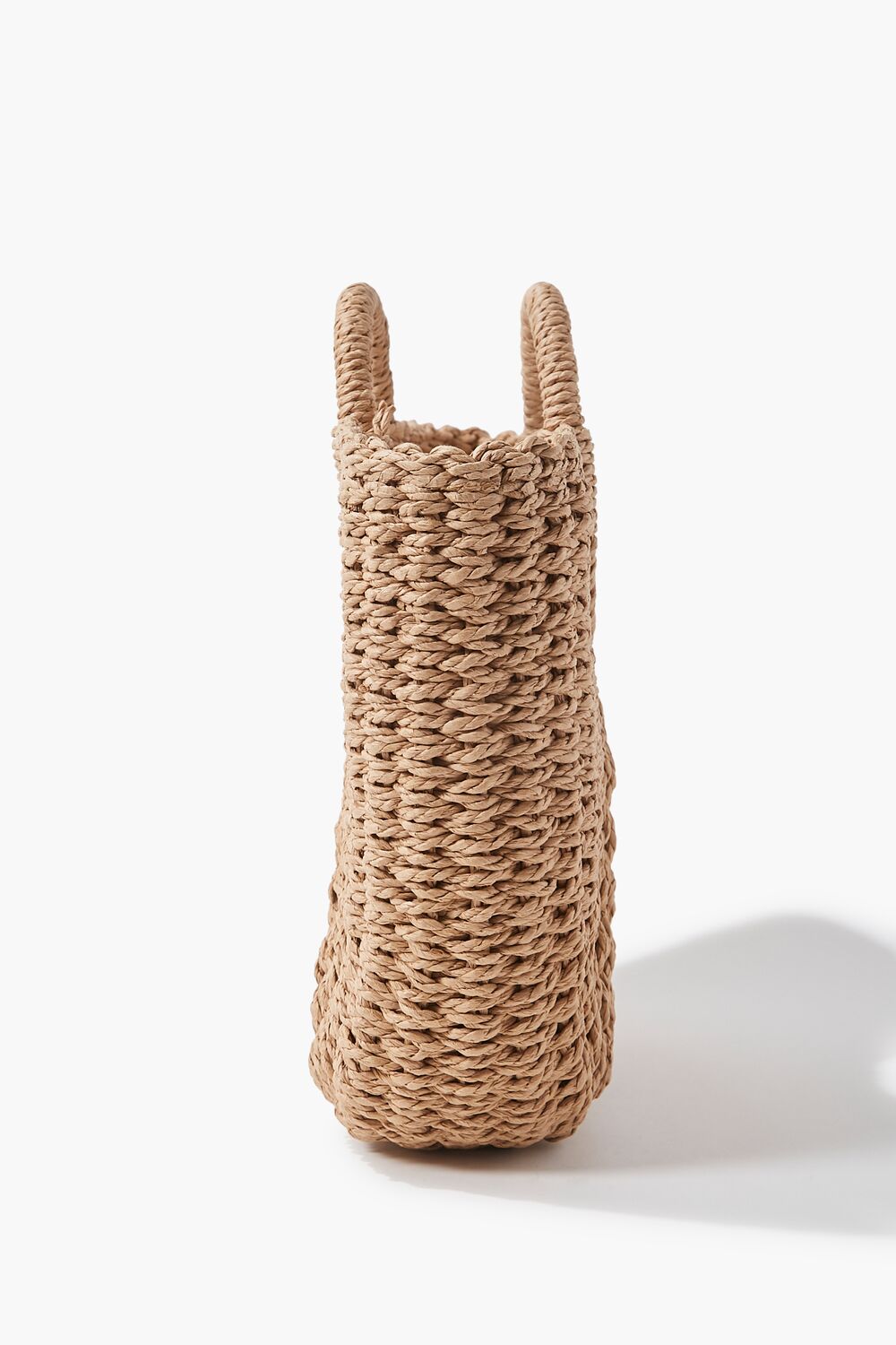 Straw Structured Tote Bag