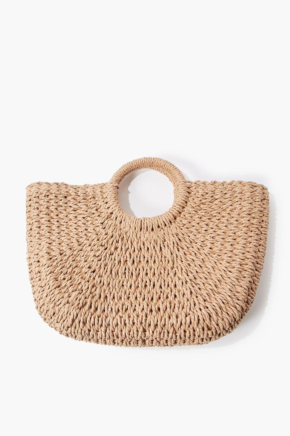 Straw Structured Tote Bag