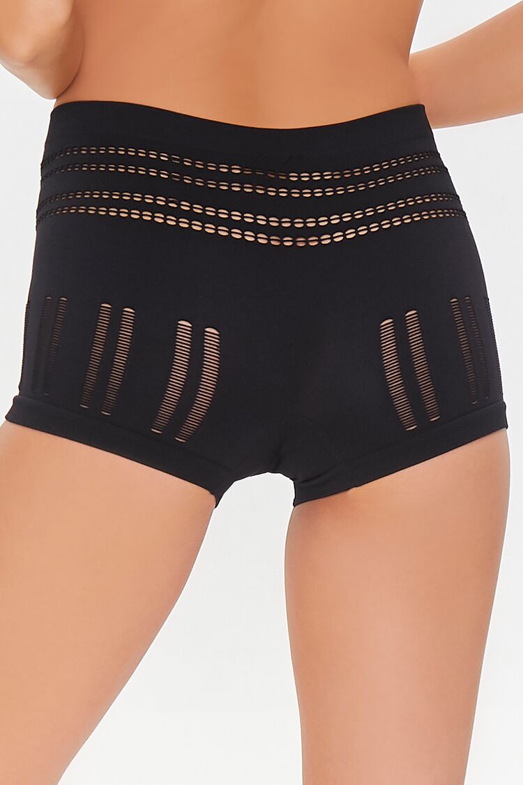 Seamless Pointelle Boyshort Panties