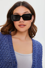 Rectangular Frame Sunglasses