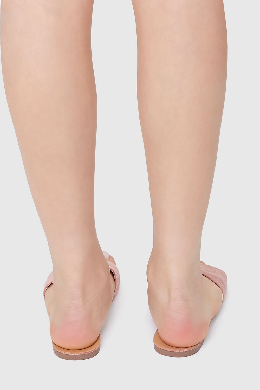 Faux Suede Slip-On Sandals
