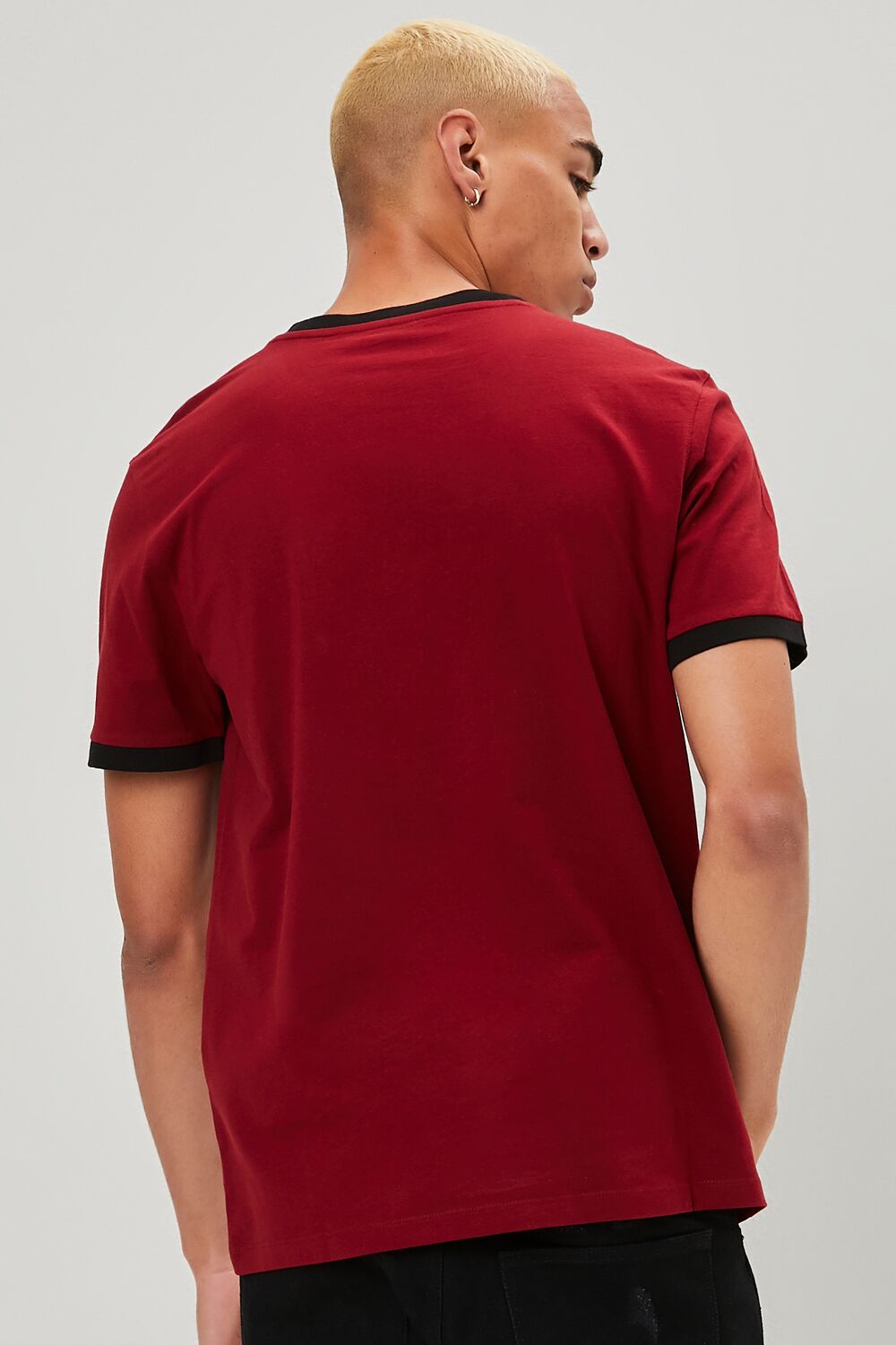 Crew Neck Ringer Tee
