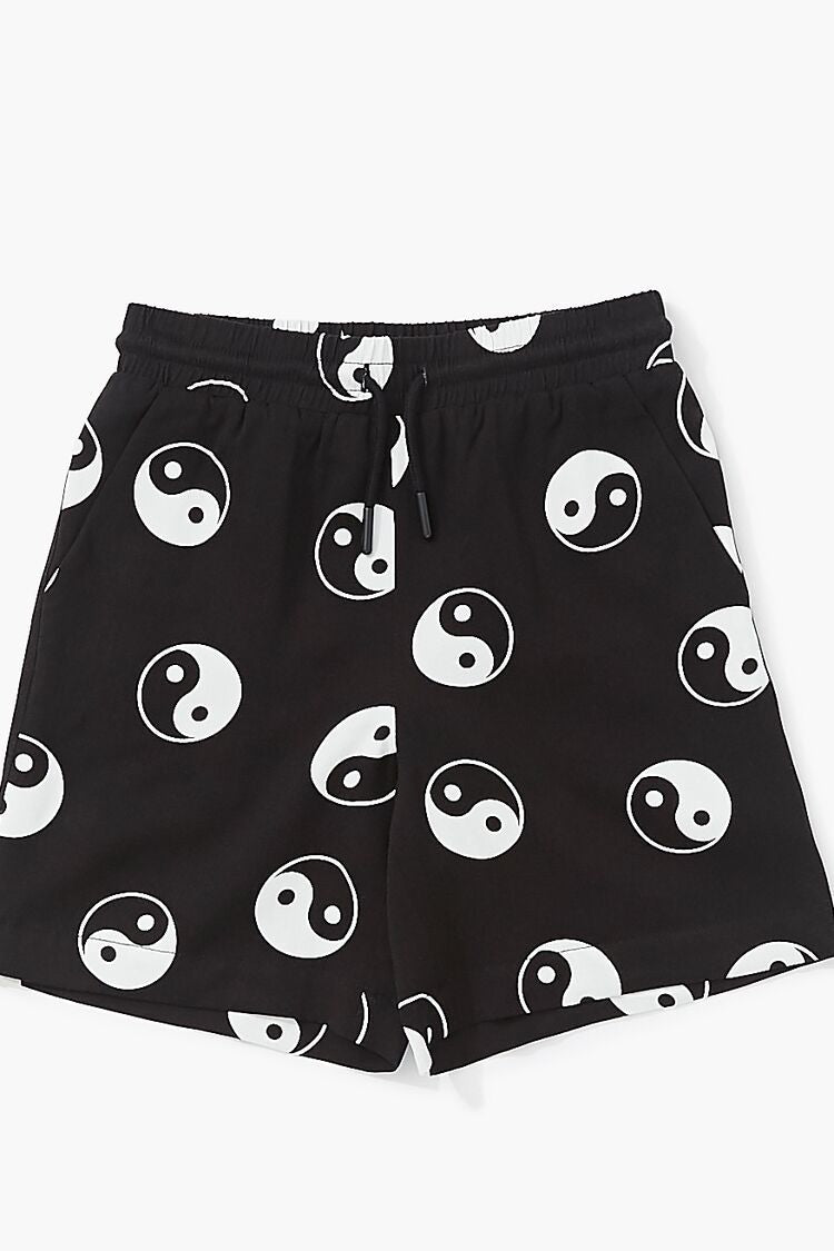 Kids Yin Yang Print Shorts (Girls + Boys)