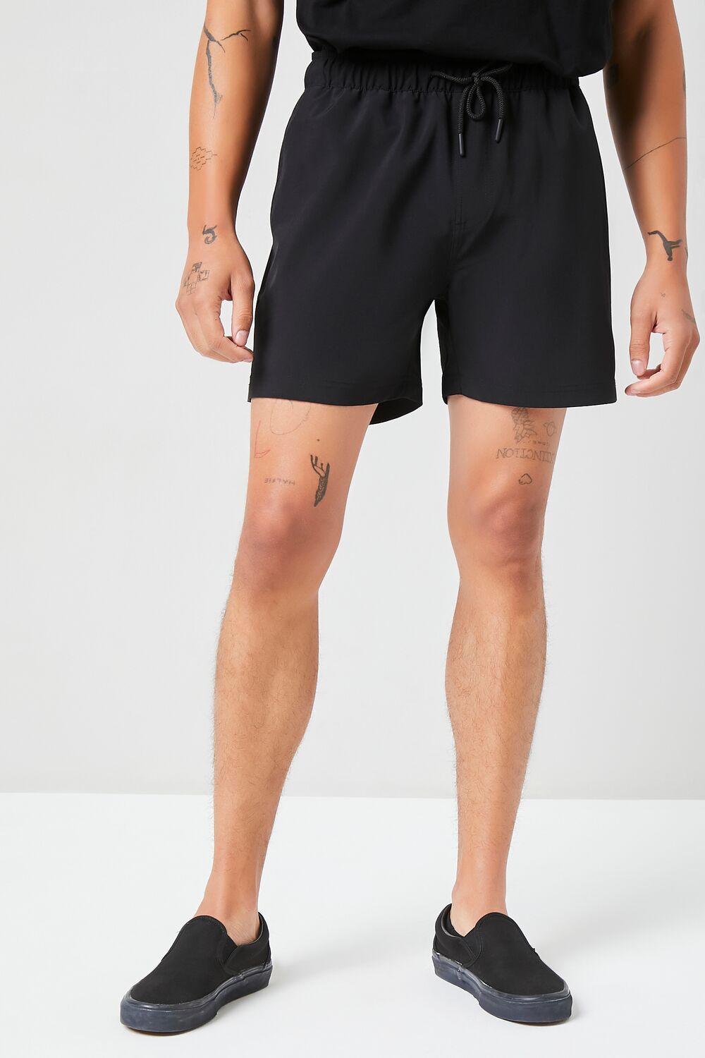 Drawstring Swim Trunks