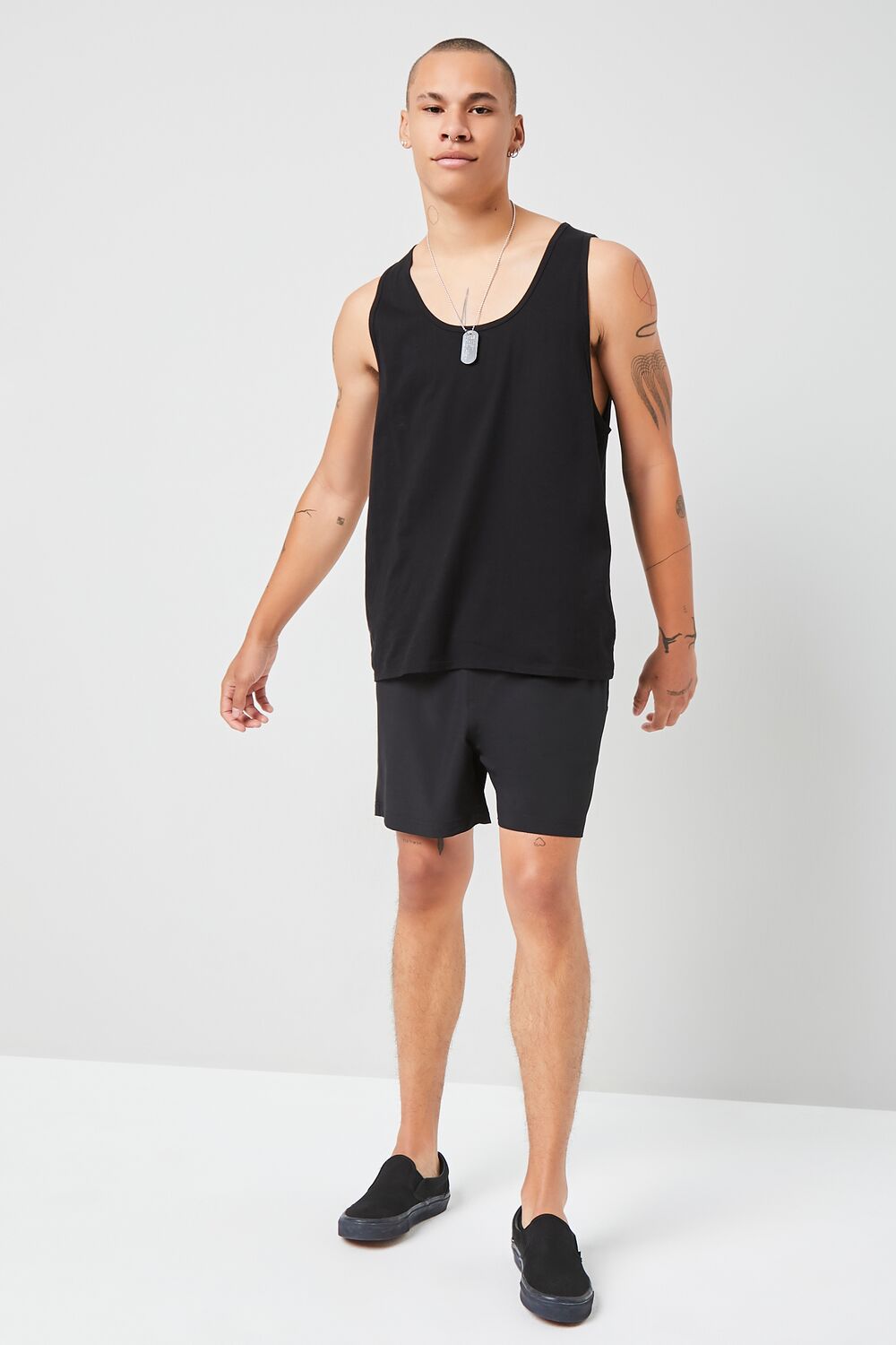 Drawstring Swim Trunks