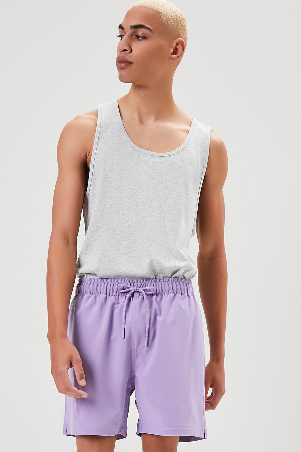Drawstring Swim Trunks