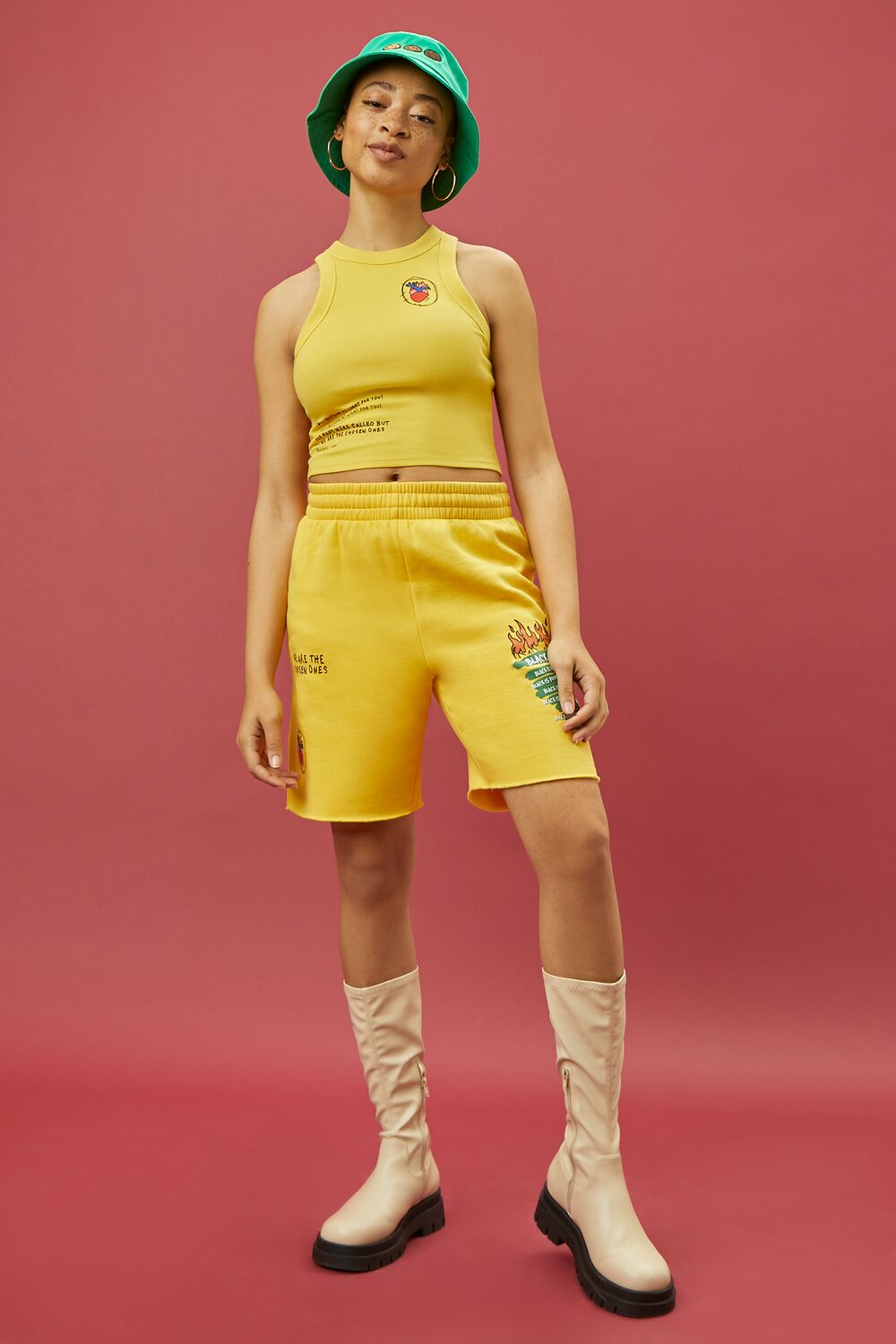 Ron Bass Cropped Tank Top