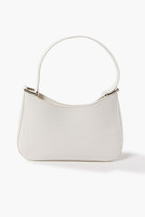 Faux Croc Leather Shoulder Bag