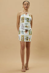 Henry R Jones II Artwork Print Halter Dress