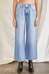 Wide-Leg High-Rise Jeans