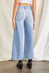 Wide-Leg High-Rise Jeans