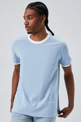 Crew Neck Ringer Tee