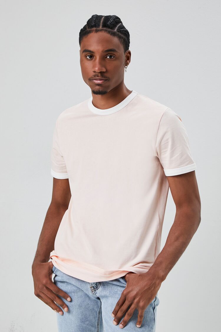 Crew Neck Ringer Tee