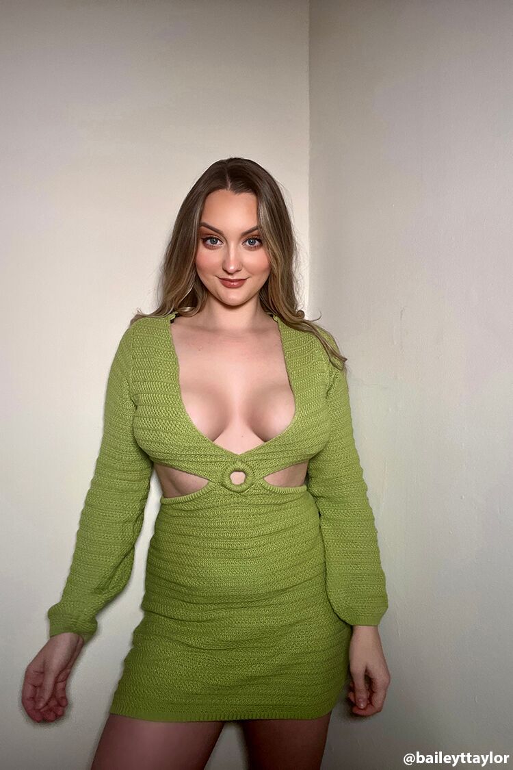 Cutout Mini Sweater Dress