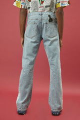 Ron Bass Embroidered Jeans