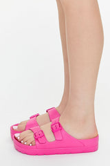 Dual-Strap Platform Sandals