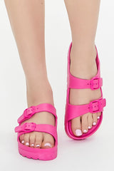 Dual-Strap Platform Sandals