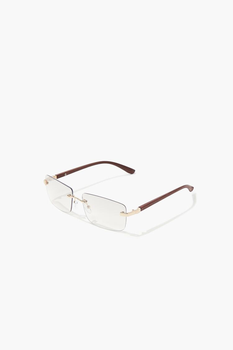 Rectangular Tinted Sunglasses
