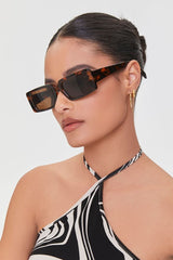Tortoiseshell Rectangular Sunglasses