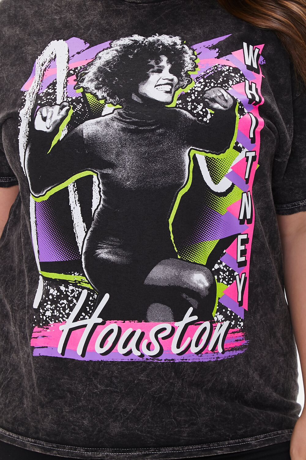 Plus Size Whitney Houston Graphic Tee