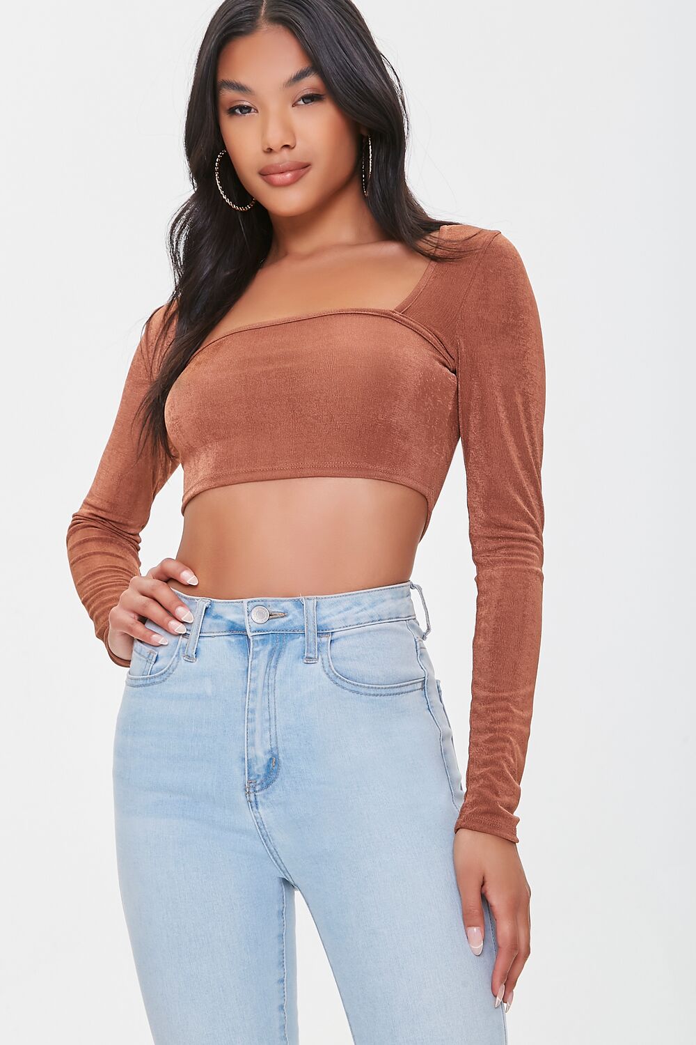 Ribbed Knit Crop Top