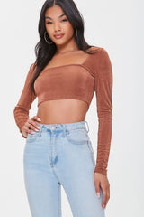Ribbed Knit Crop Top