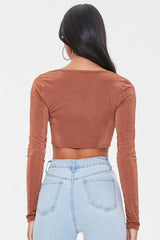 Ribbed Knit Crop Top