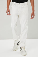 Clean Wash Tapered Jeans