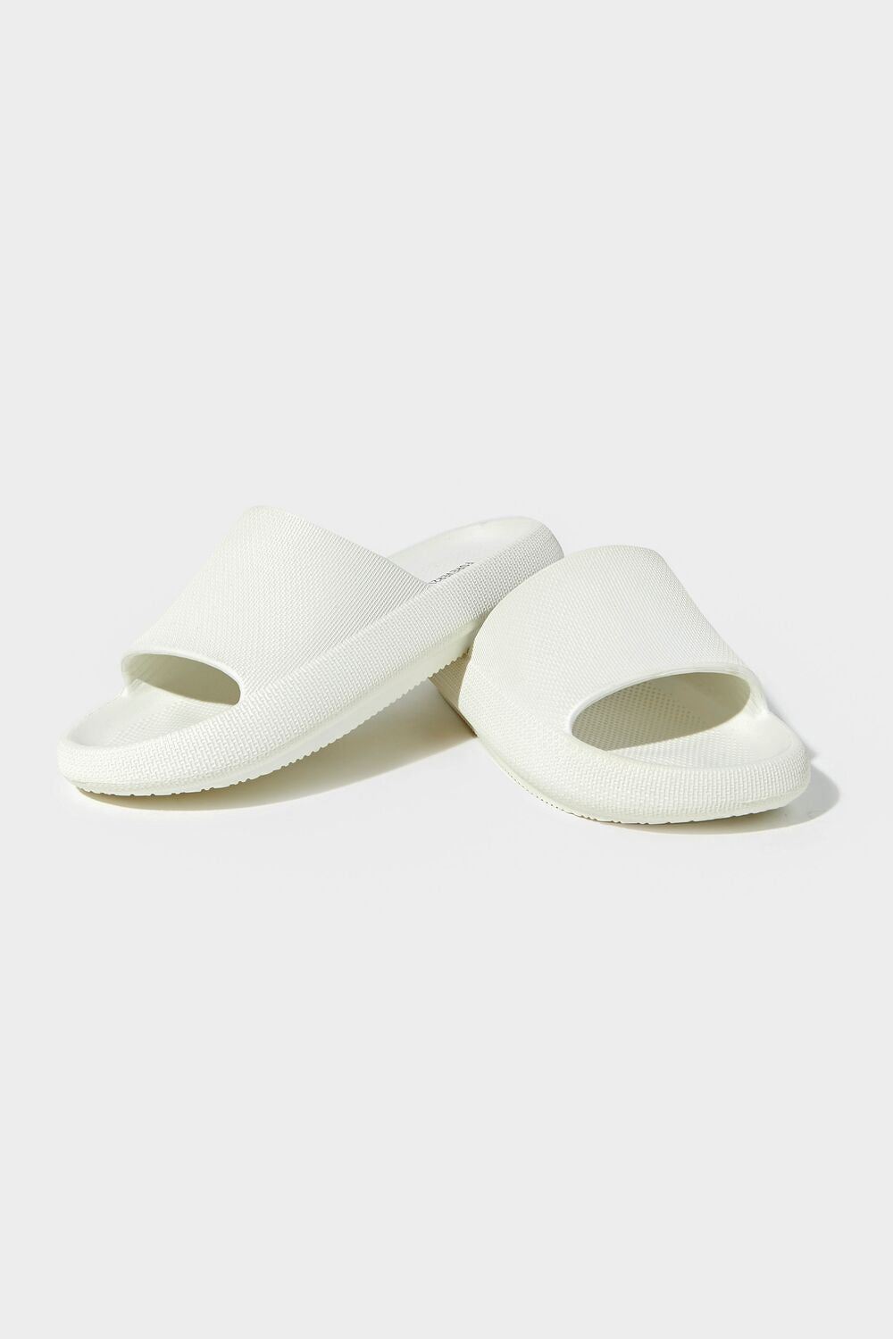 Textured Almond-Toe Slides