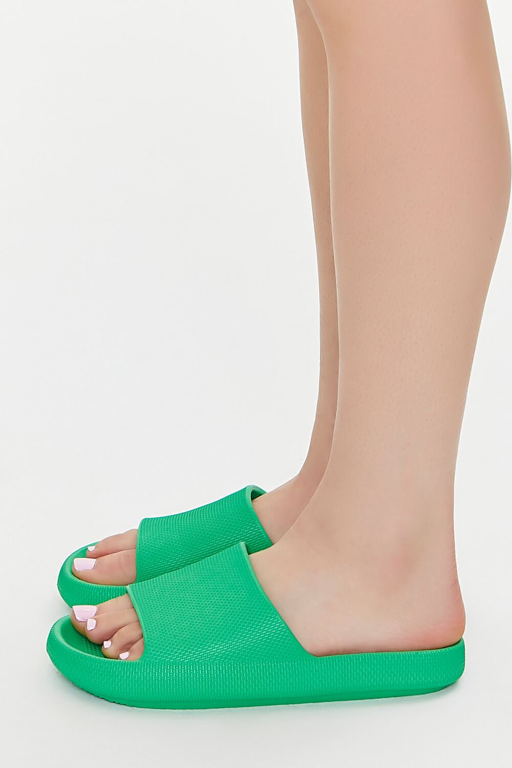 Textured Almond-Toe Slides