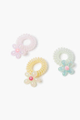 Floral Spiral Hair Tie Set