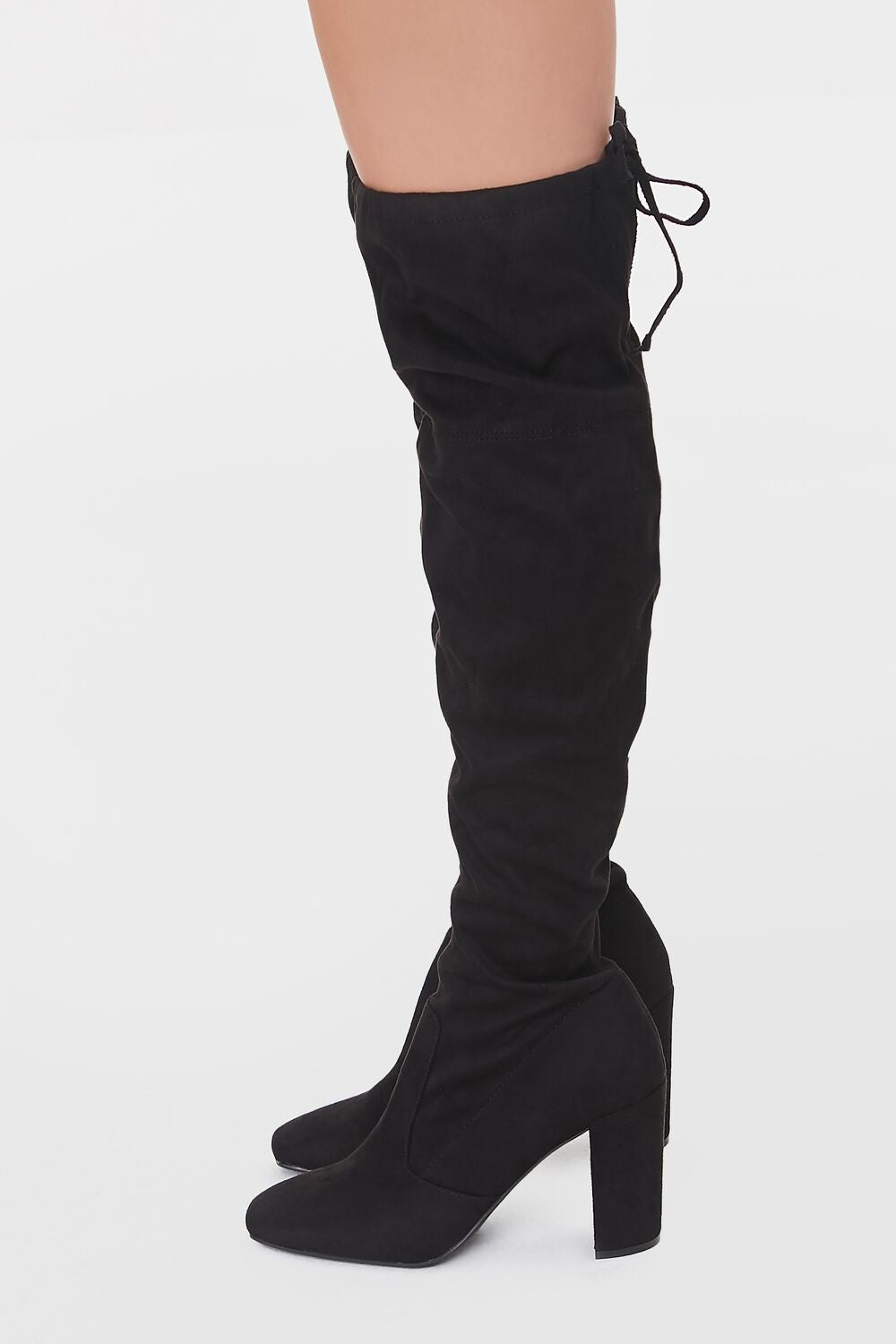 Faux Suede Over-the-Knee Boots