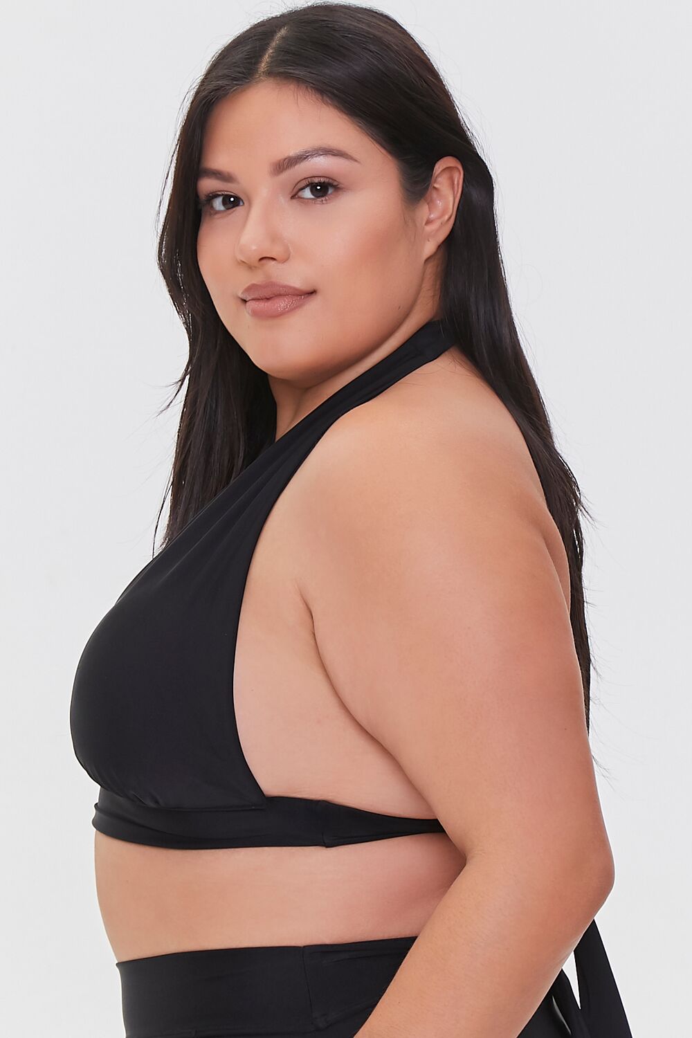 Plus Size Halter Bikini Top