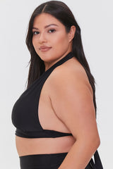 Plus Size Halter Bikini Top
