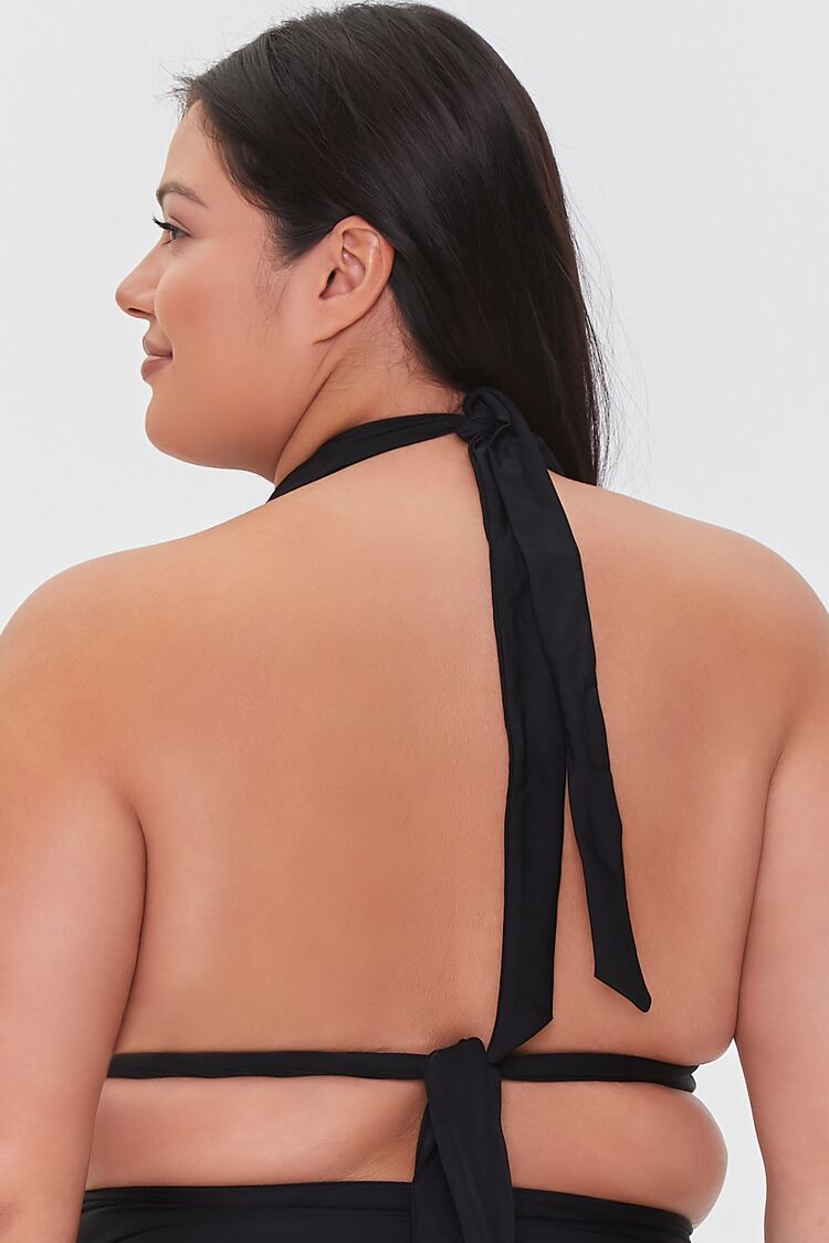 Plus Size Halter Bikini Top