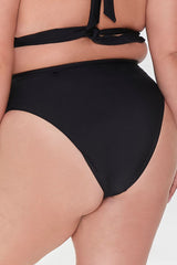 Plus Size High-Rise Bikini Bottoms