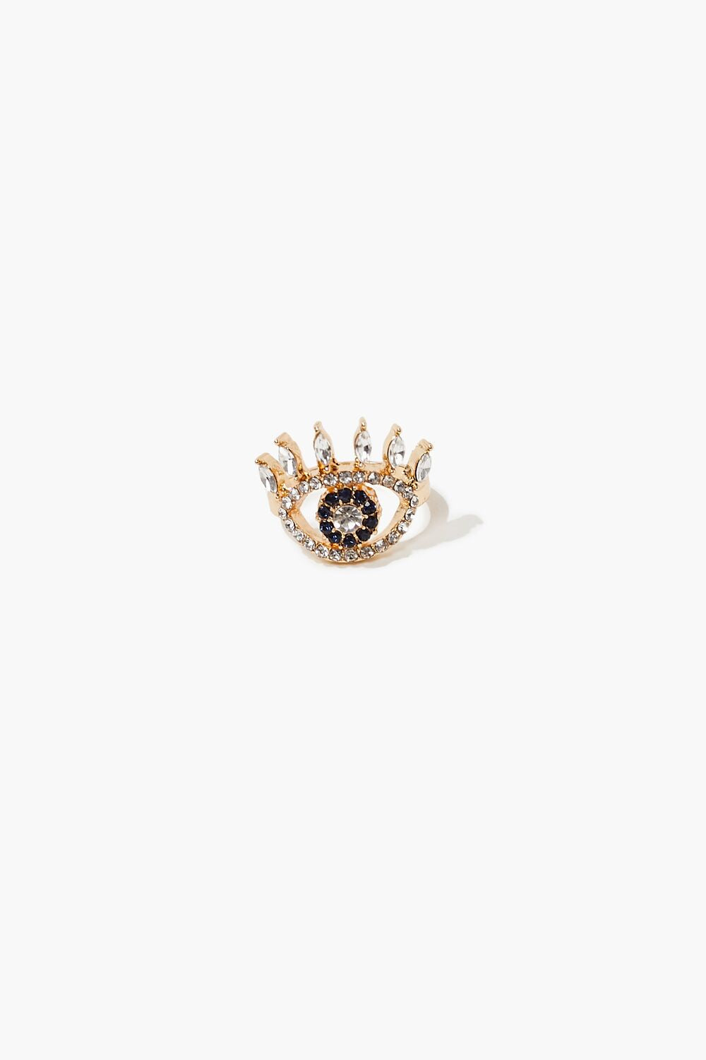 Rhinestone Eye Cocktail Ring