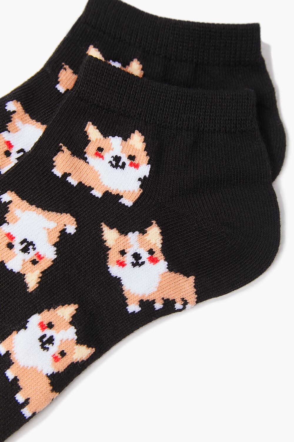 Corgi Print Ankle Socks