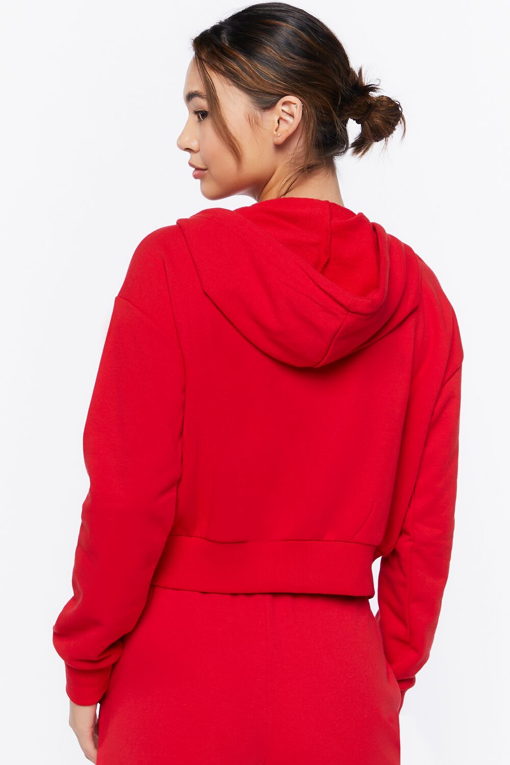 Basic Fleece Zip-Up Hoodie