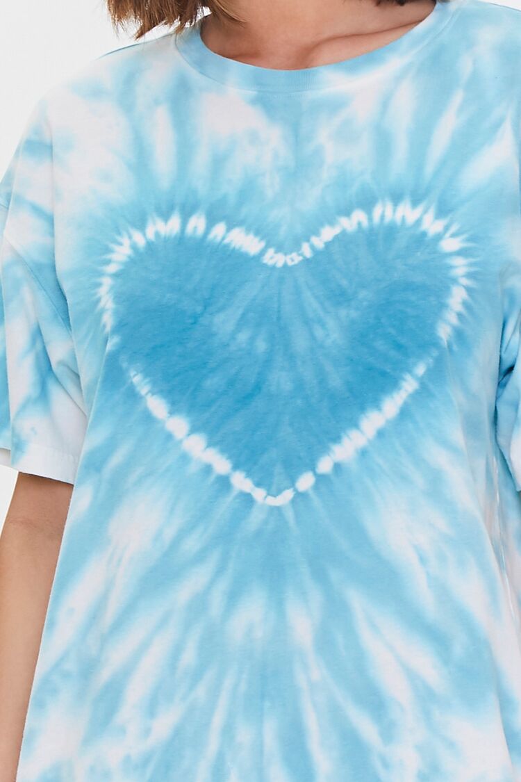 Tie-Dye Heart Drop-Sleeve Tee