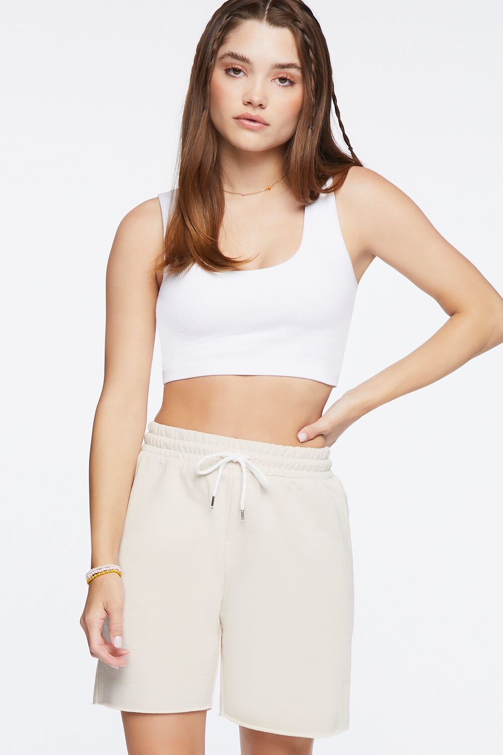 Fleece Drawstring Sweatshorts