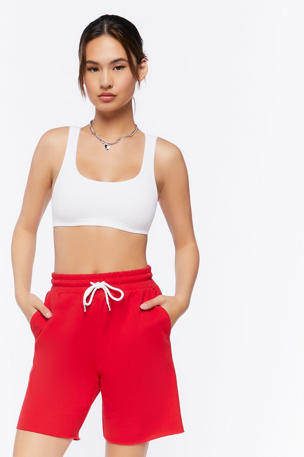 Fleece Drawstring Sweatshorts