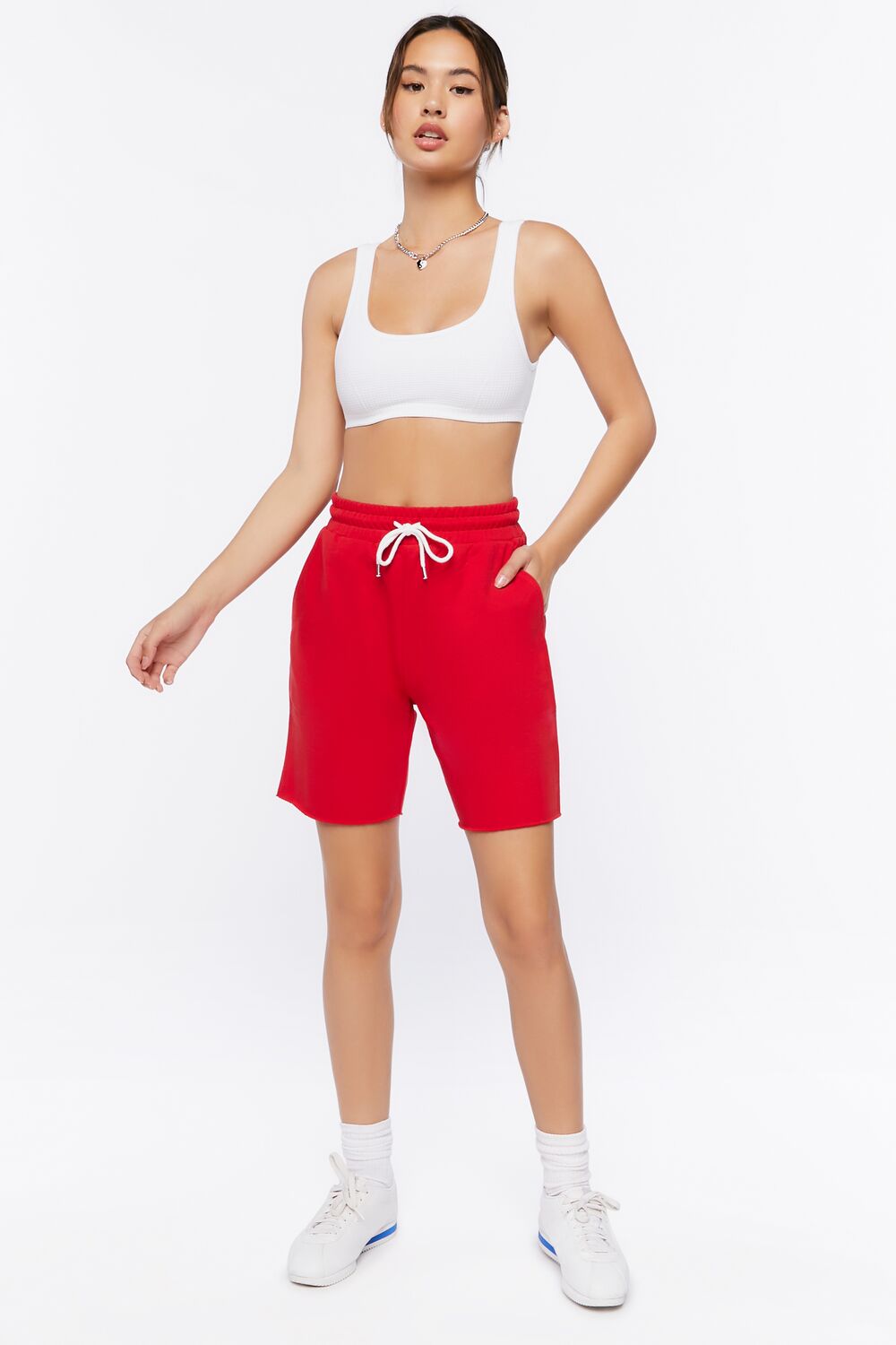 Fleece Drawstring Sweatshorts