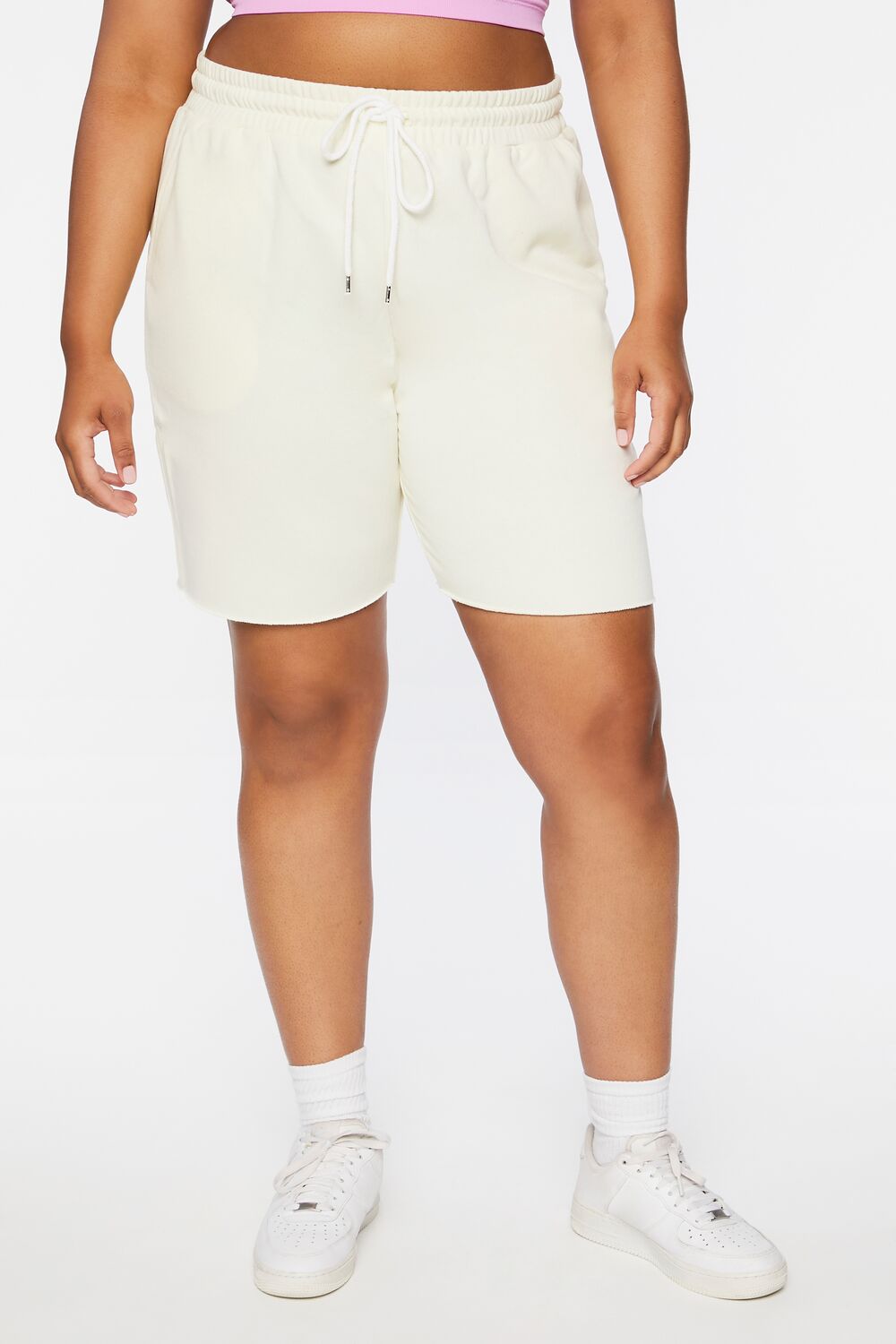 Plus Size French Terry Sweatshorts