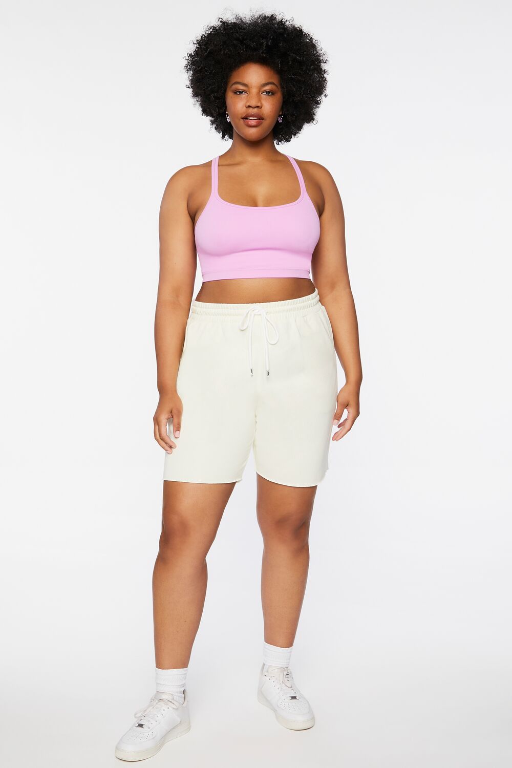 Plus Size French Terry Sweatshorts