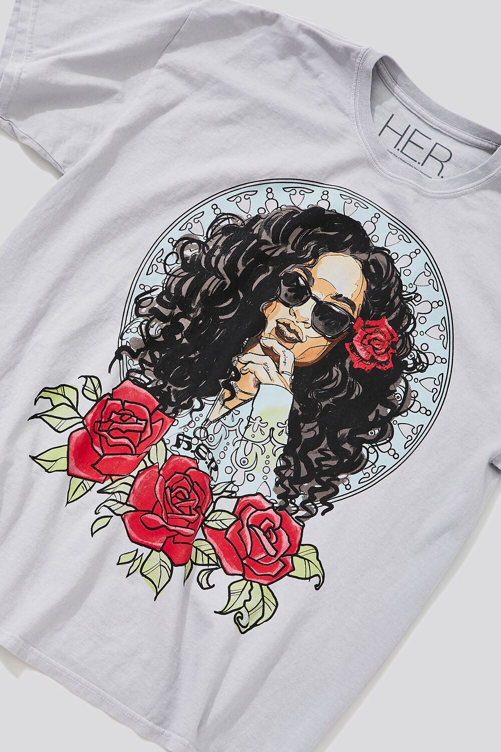 HER Graphic Crew Neck Tee