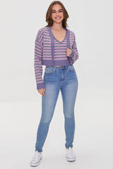 Striped Cardigan Sweater