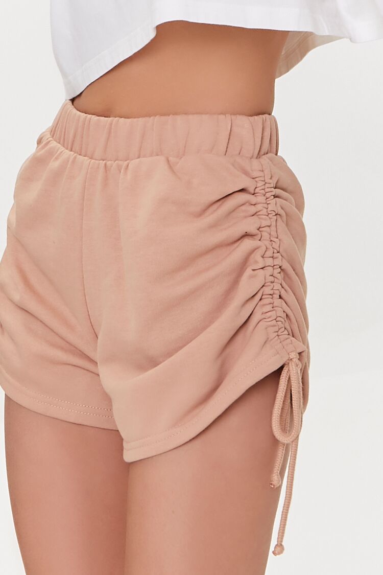 Ruched Drawstring Shorts