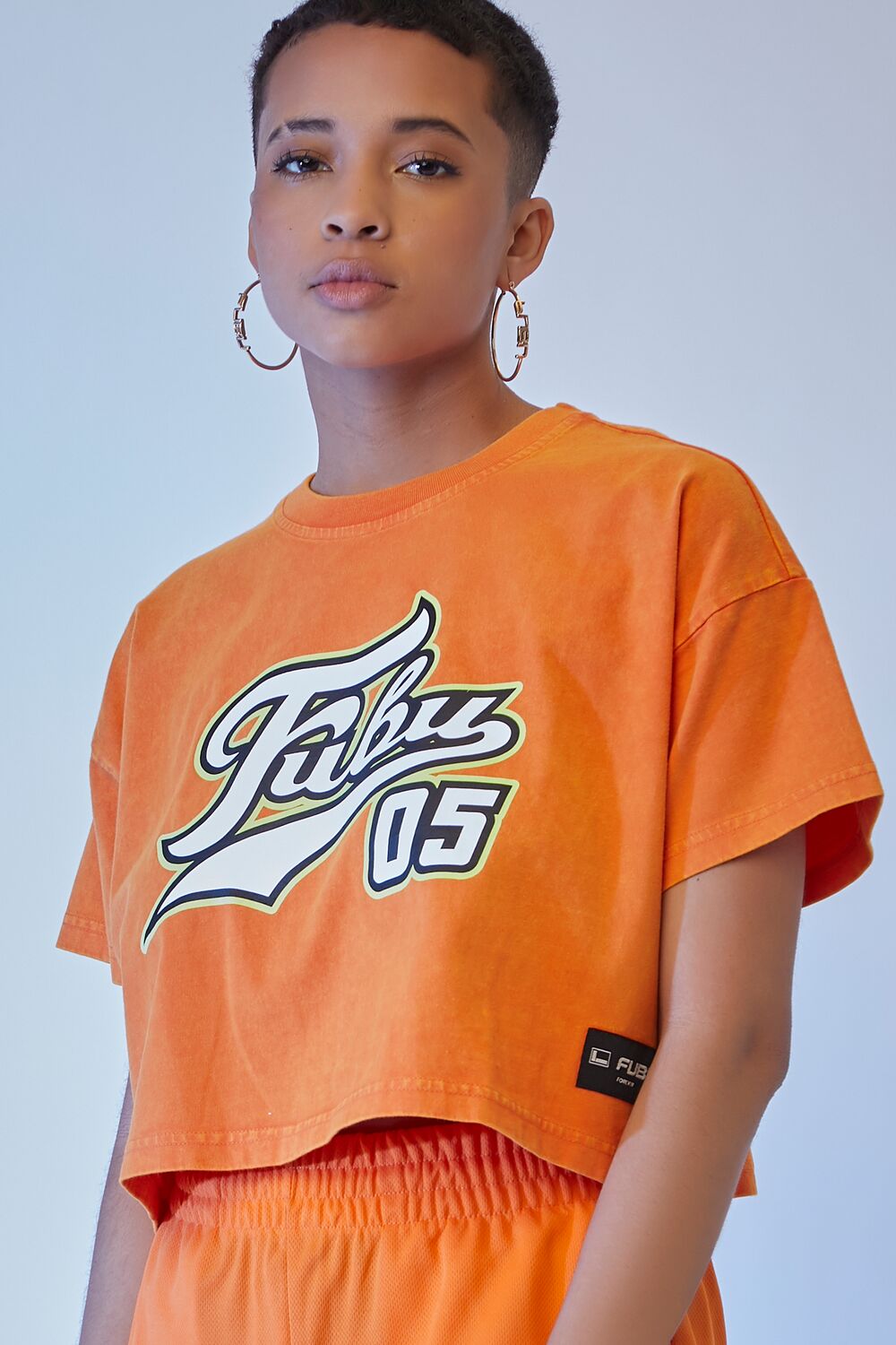 Cropped FUBU 05 Graphic Tee