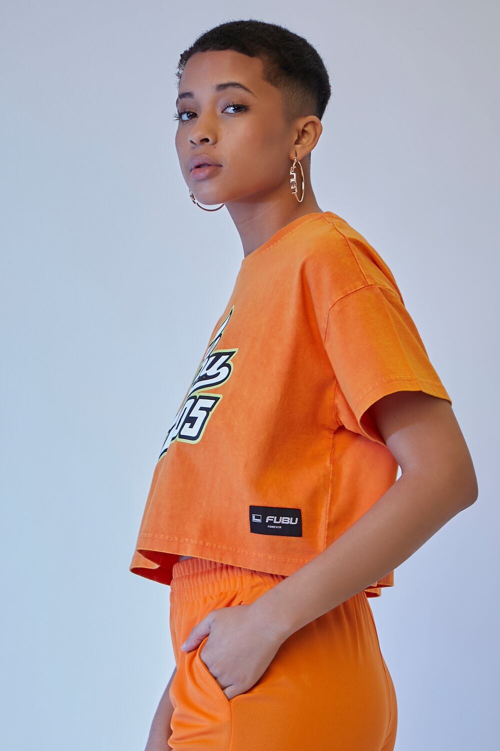 Cropped FUBU 05 Graphic Tee